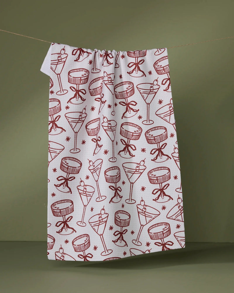 GEOMETRY KITCHEN TEA TOWELS - SOIREE