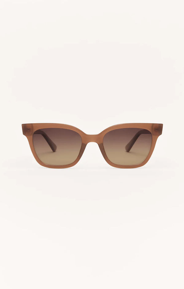 Z SUPPLY HIGH TIDE POLARIZED SUNGLASSES - TAUPE/GRADIENT