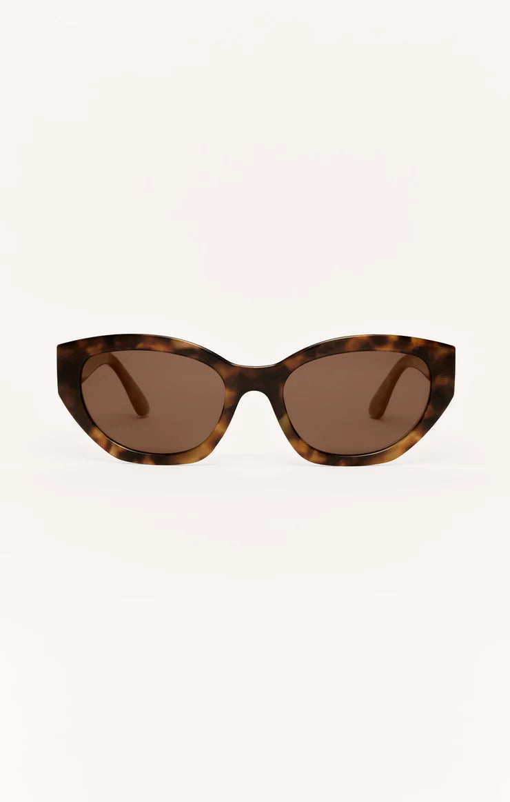Z SUPPLY MIRAGE POLARIZED SUNGLASSES - BROWN TORT/BROWN