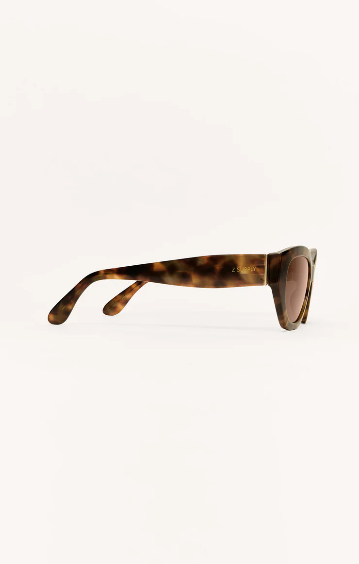 Z SUPPLY MIRAGE POLARIZED SUNGLASSES - BROWN TORT/BROWN
