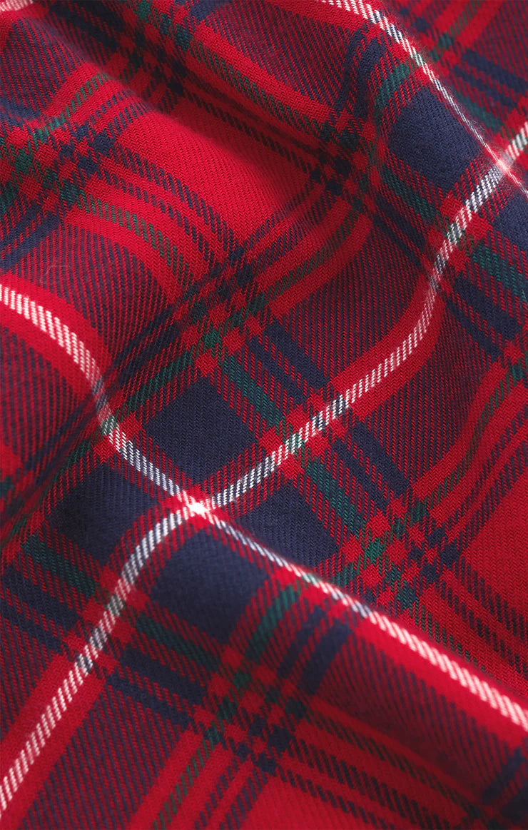 Z SUPPLY BOYFRIEND BOXER - HAUTE RED