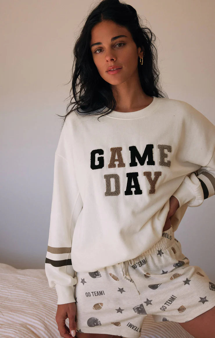 Z SUPPLY OVERSIZED GAME DAY SWEATSHIRT -