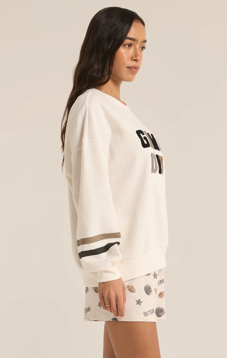 Z SUPPLY OVERSIZED GAME DAY SWEATSHIRT -