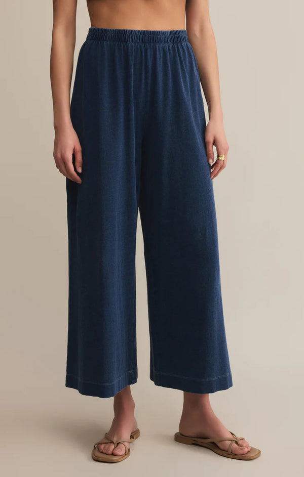 Z SUPPLY SCOUT JERSEY DENIM PANT - INDIGO