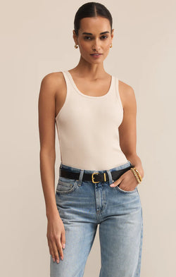 Z SUPPLY CLASSIC SCOOP RIB TANK - CRYSTAL