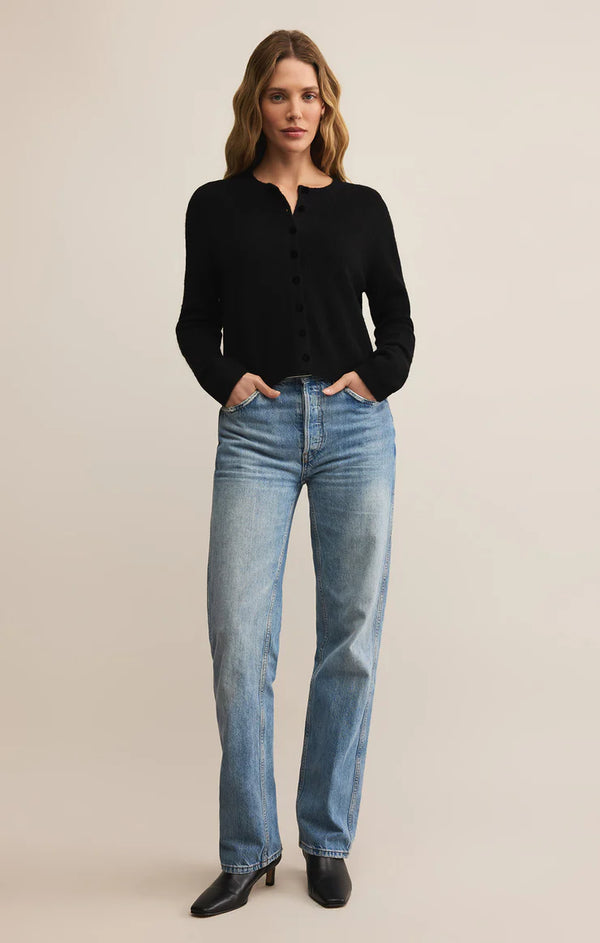 Z SUPPLY MEDINA COZY CARDIGAN - BLACK