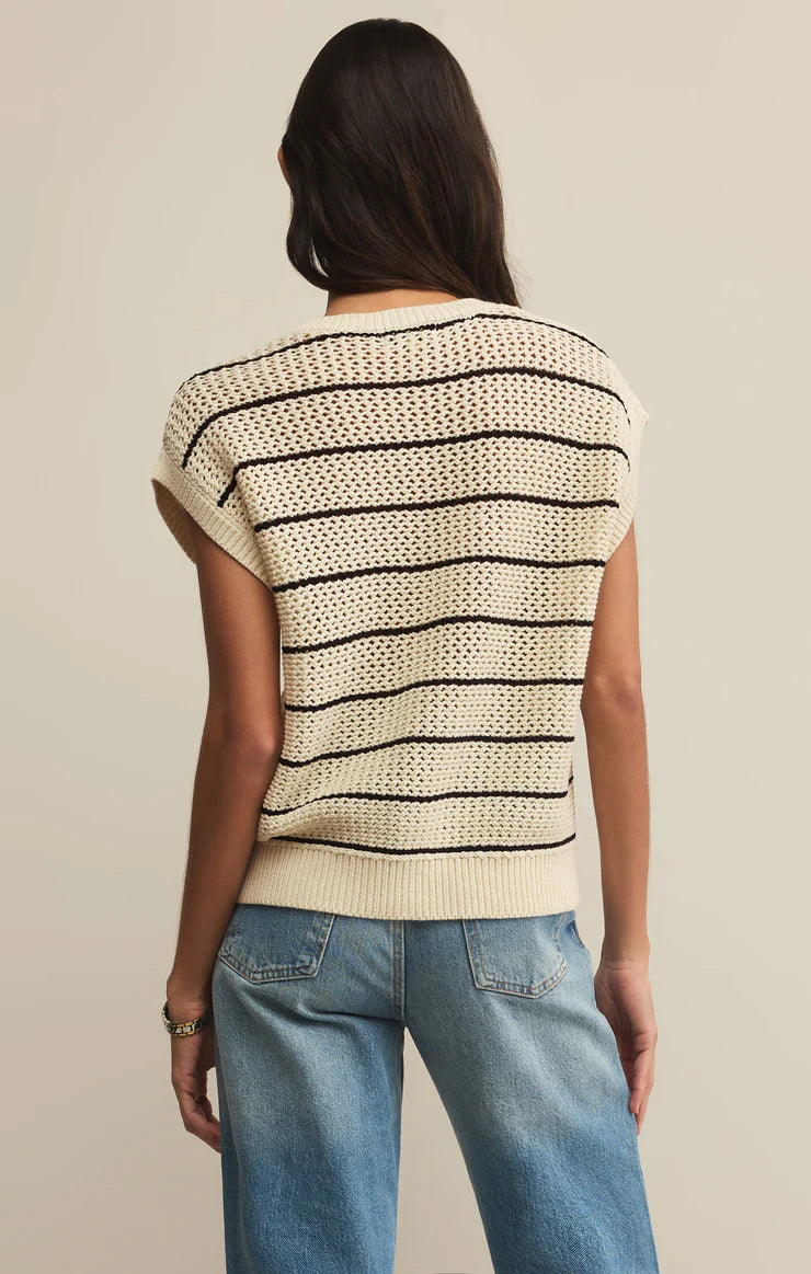Z SUPPLY INES SWEATER - SEA SALT