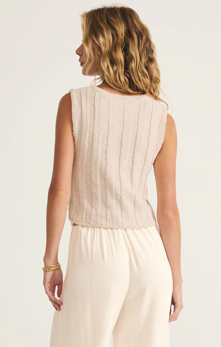 Z SUPPLY CALAN TOP - SEA SALT