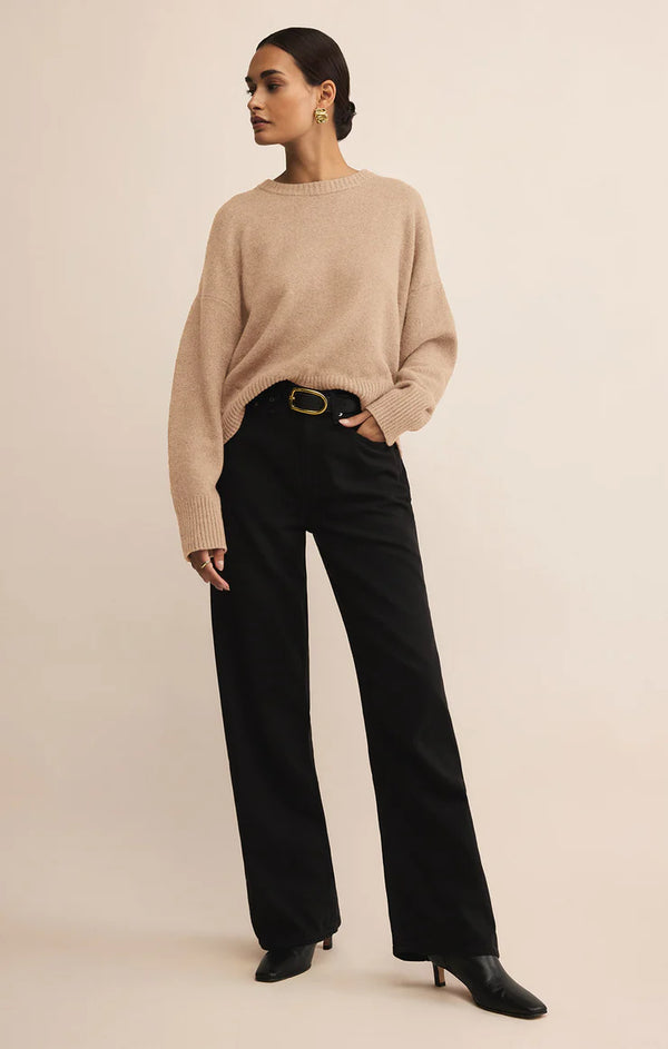 Z SUPPLY CIRRUS COZY SWEATER - MACAROON