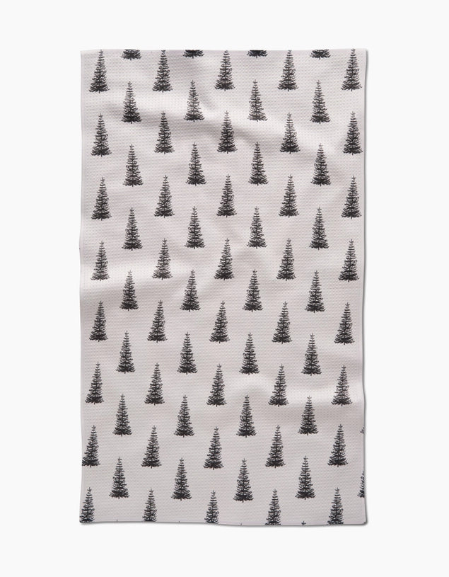 GEOMETRY KITCHEN TEA TOWELS - ALPINE FOREST