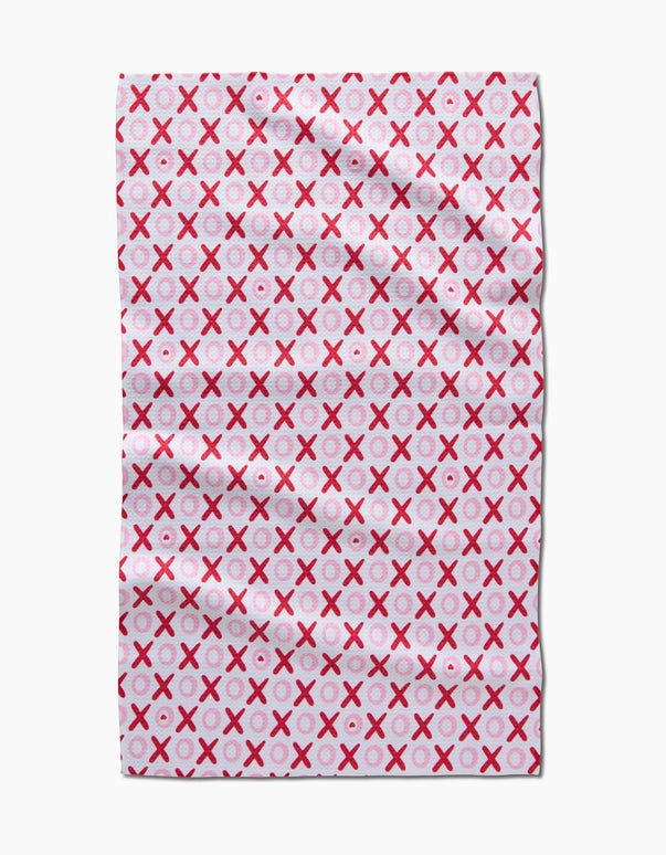 GEOMETRY KITCHEN TEA TOWELS - XOXO