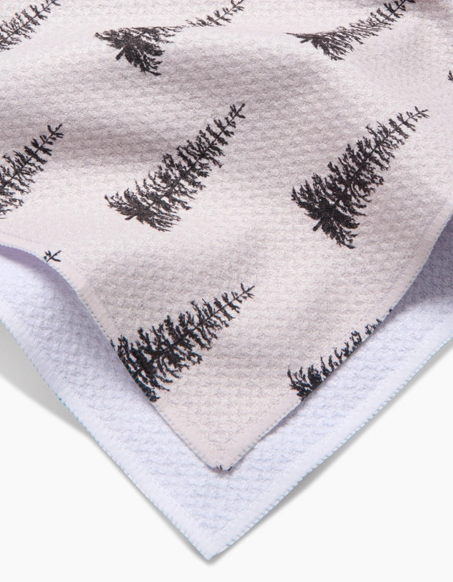 GEOMETRY KITCHEN TEA TOWELS - ALPINE FOREST