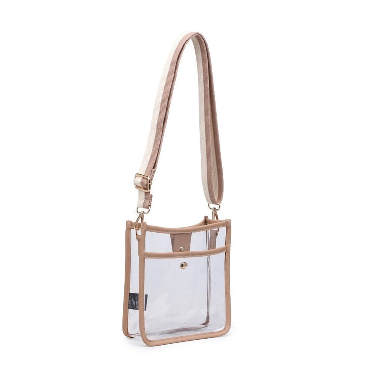 CLEAR STADIUM EVENT CROSSBODY -  NUDE