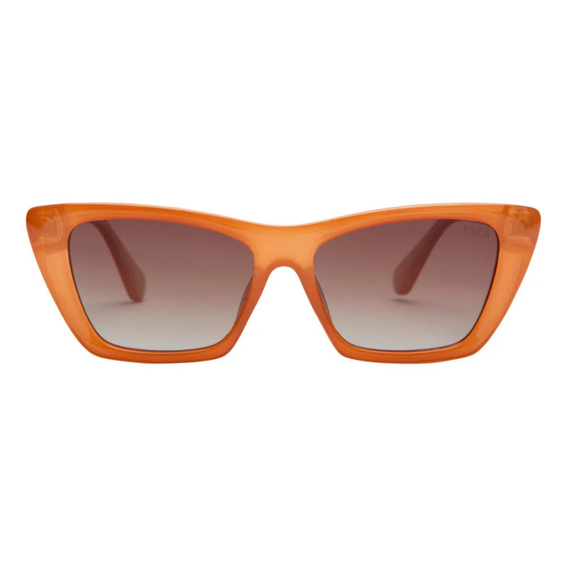 I-SEA CATE SUNGLASSES -  APRICOT/BROWN POLARIZED LENS