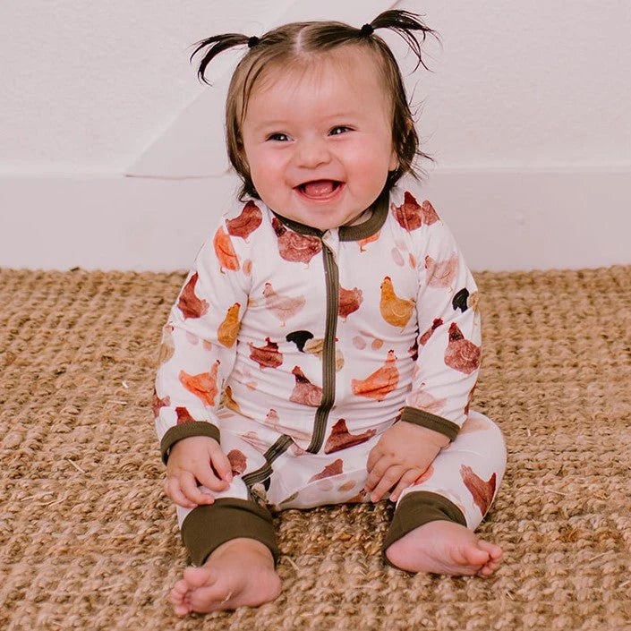 COOPED UP & COZY COVERALL - CHICKENS