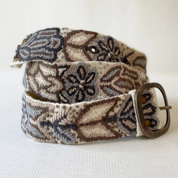 JENNY KRAUSS BELT - MONOCHROMATIC  CREAM