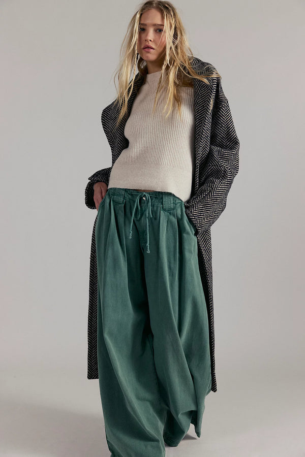 FREE PEOPLE EVER AFTER PULLOVER - ALMOND MILK HEATHER