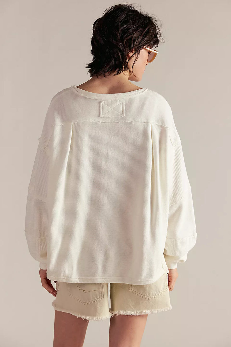 FREE PEOPLE TOTAL ECLIPSE TEE - IVORY