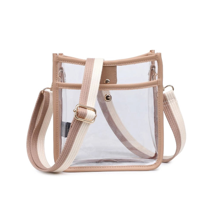 CLEAR STADIUM EVENT CROSSBODY -  NUDE