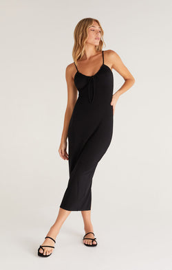 Z SUPPLY MELINDA MIDI DRESS - BLACK