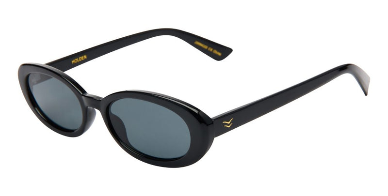 I-SEA HOLDEN SUNGLASSES - BLACK/SMOKE POLARIZED LENS