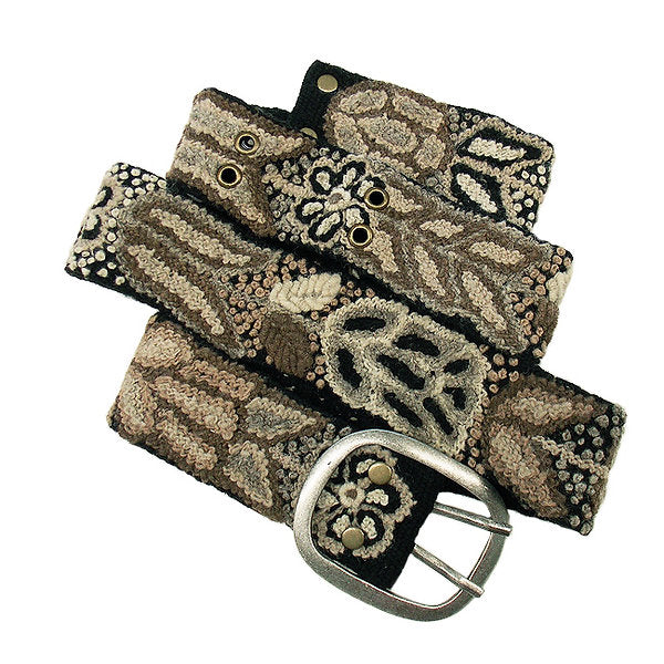 JENNY KRAUSS BELT - MONOCHROMATIC BLACK