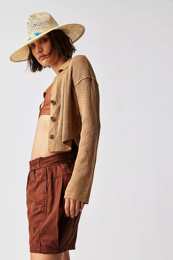 FREE PEOPLE ELLA SWEATER - ICED COFFEE