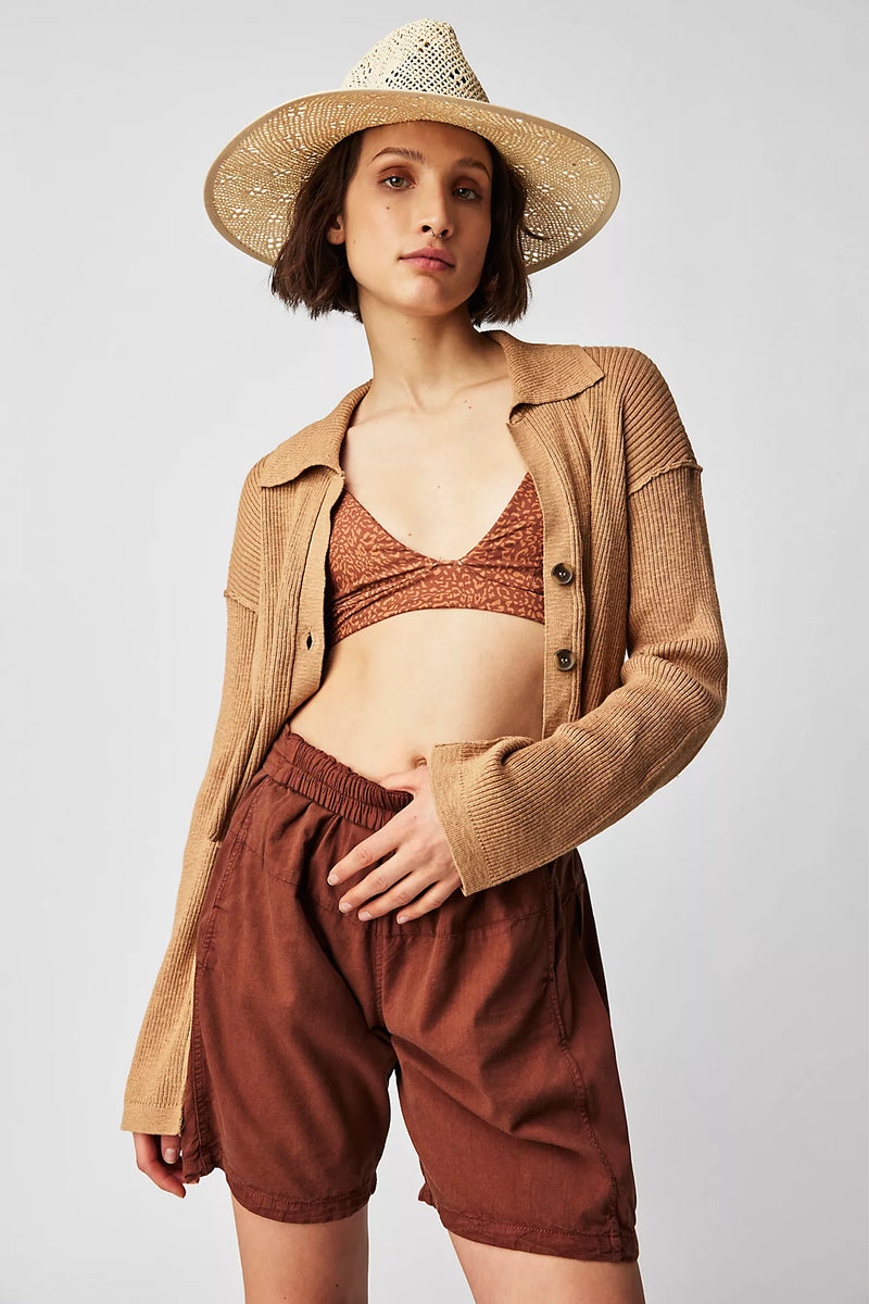 FREE PEOPLE ELLA SWEATER - ICED COFFEE