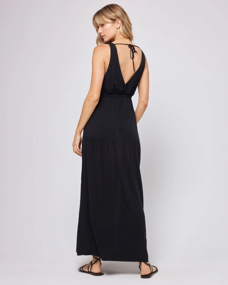 L*SPACE EMMA COVER-UP DRESS - BLACK