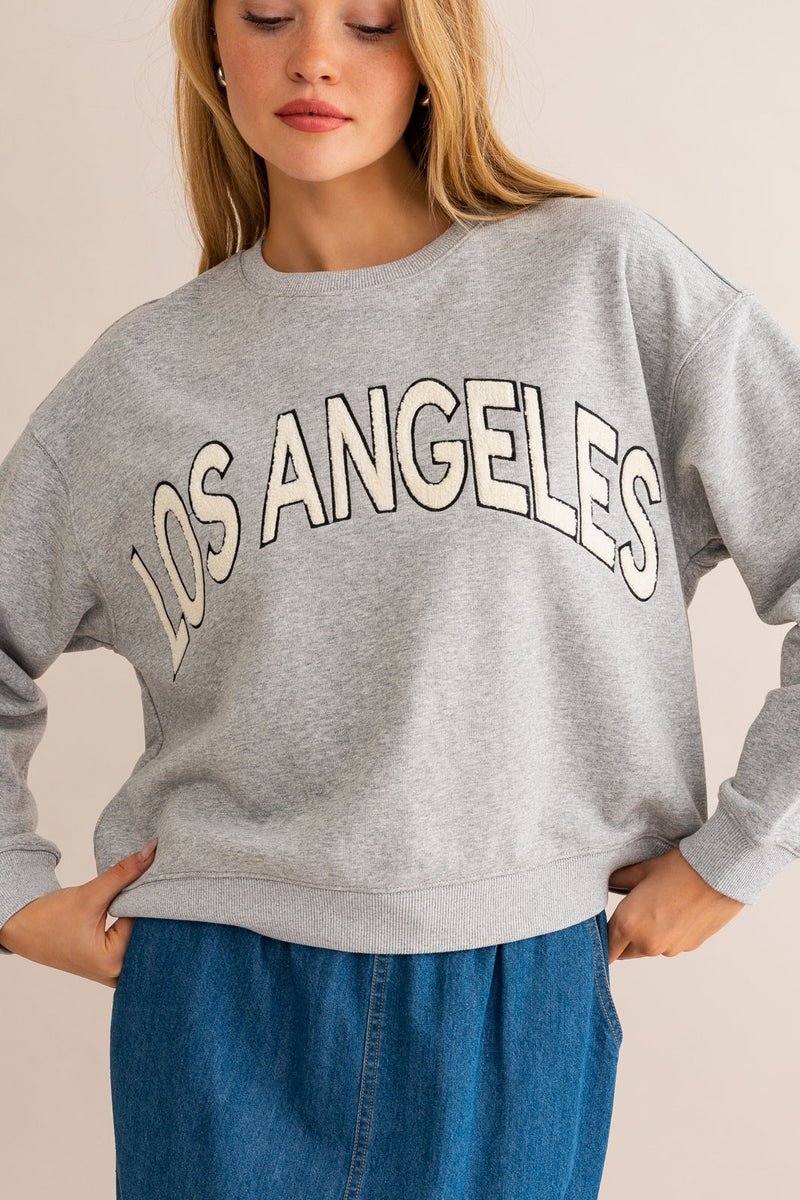 LOS ANGELES SWEATSHIRT - GREY