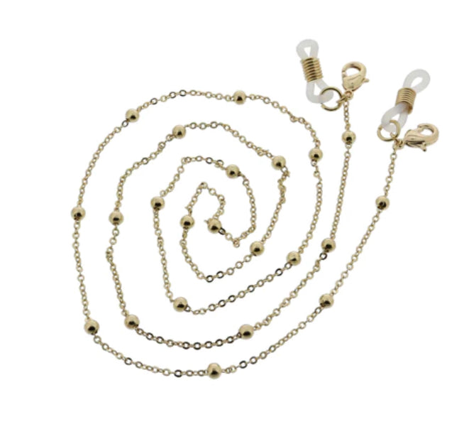 PEEPERS 3-IN-1 CHAIN - GOLD BEADED