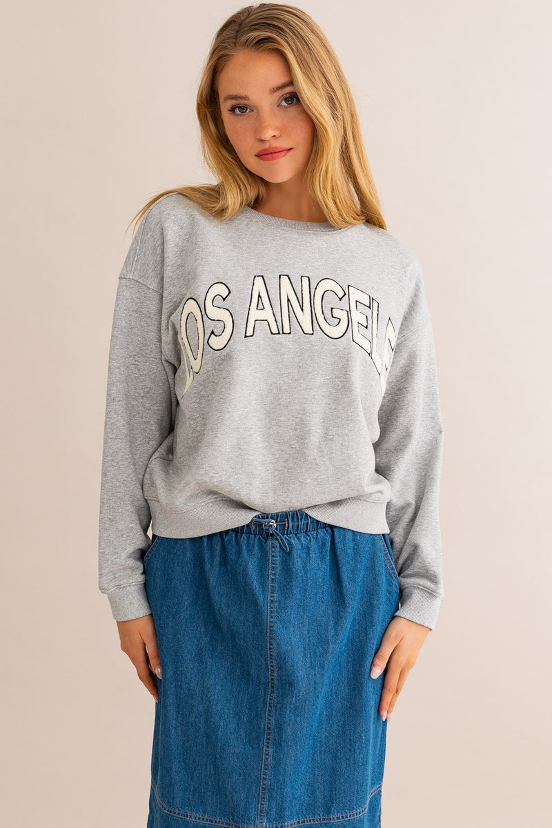 LOS ANGELES SWEATSHIRT - GREY