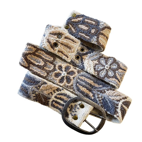 JENNY KRAUSS BELT - MONOCHROMATIC  CREAM