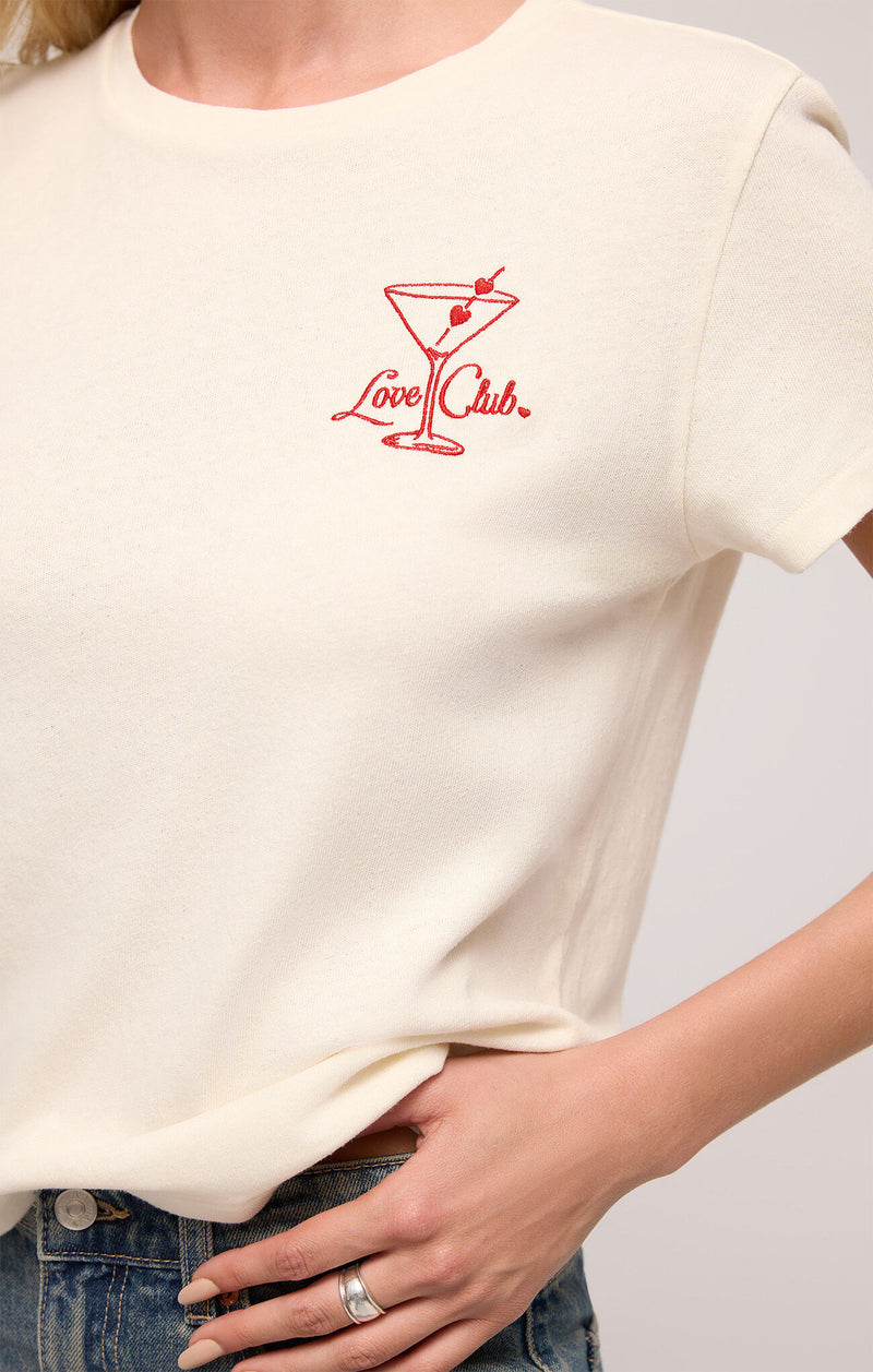 Z SUPPLY LOVE CLUB DAYTRIP TEE - SEA SALT