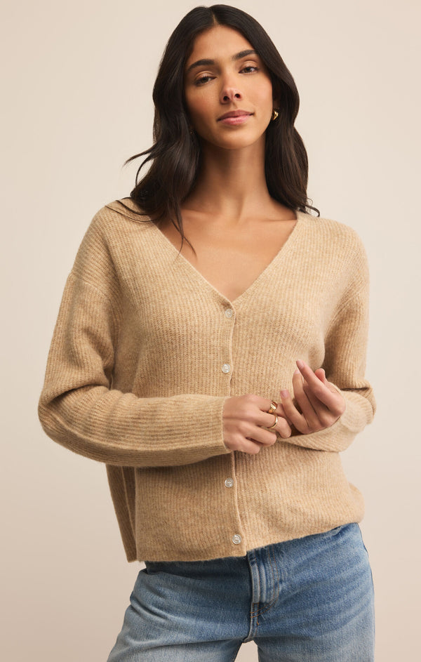 Z SUPPLY EMILE CARDIGAN - BISCUIT