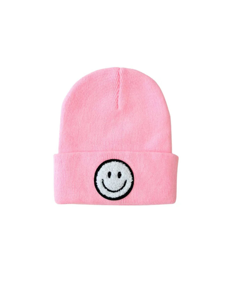 SMILEY BEANIE - PINK