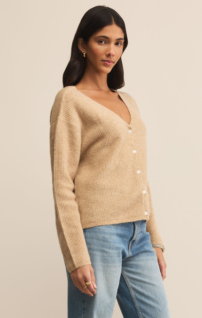 Z SUPPLY EMILE CARDIGAN - BISCUIT