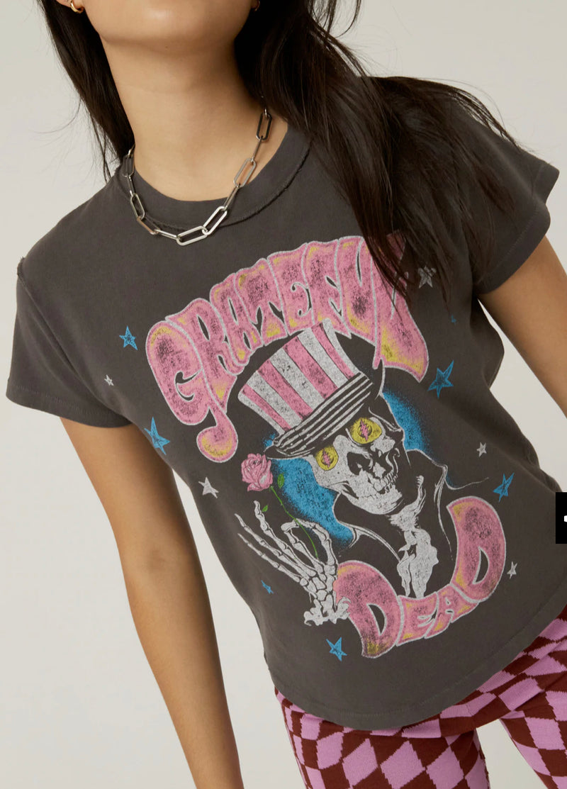 Printed T-shirt - Black/Grateful Dead - Ladies