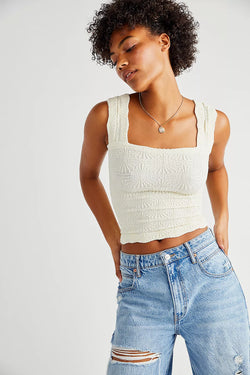 FREE PEOPLE LOVE LETTER CAMI - IVORY