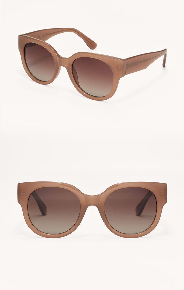 Z SUPPLY LUNCH DATE SUNGLASSES - TAUPE/GRADIENT