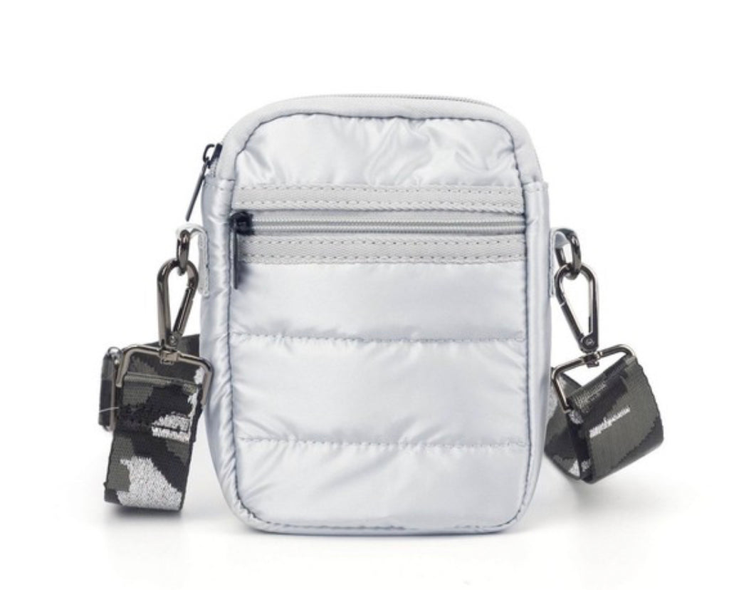 Kicky Puffer Silver Bag