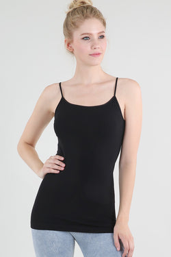 NIKI BIKI SIGNATURE LONG CAMI - BLACK