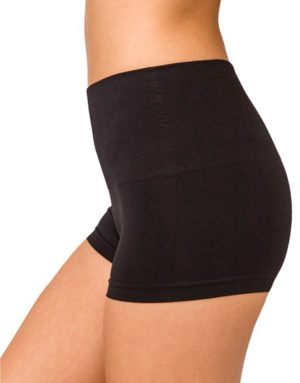 SEAMLESS TUMMY CONTROL SHORTS - BLACK