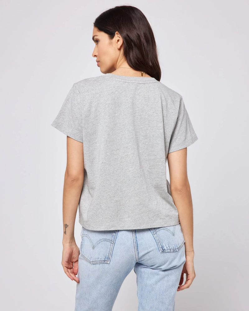 L SPACE ALL DAY TOP - HEATHER GREY
